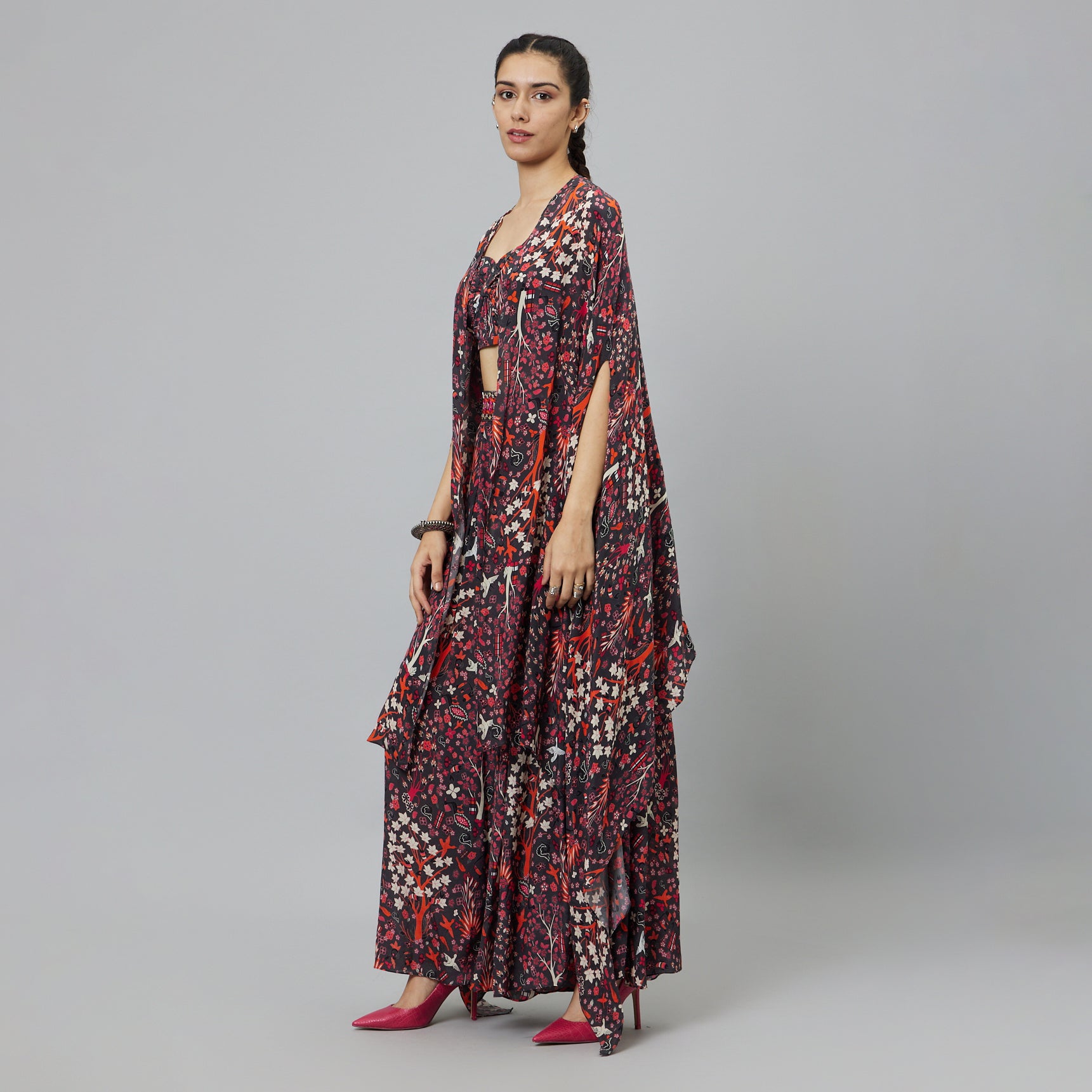 CONCRETE JUNGLE PRINT CAPE SET