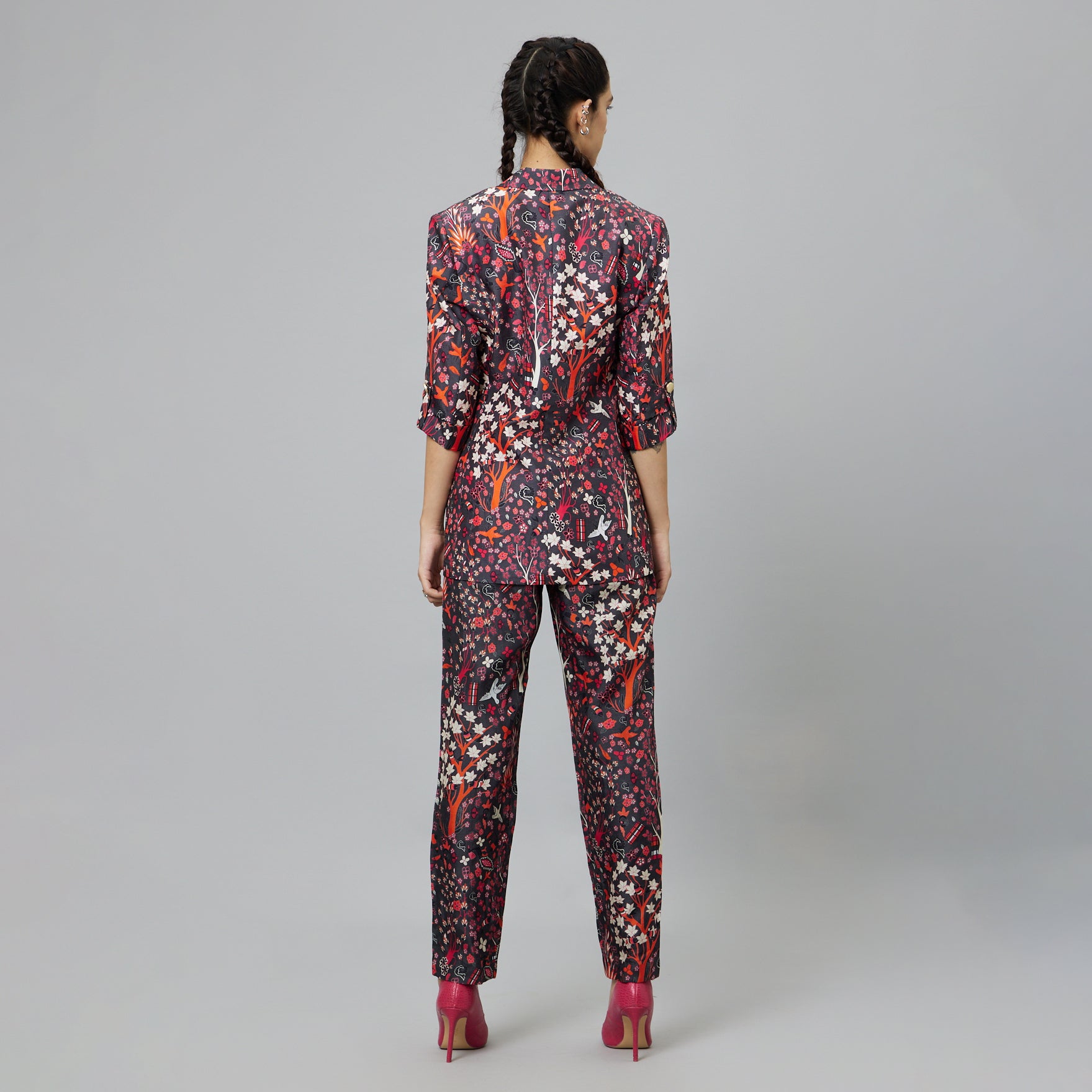 CONCRETE JUNGLE PRINT PANT SUIT
