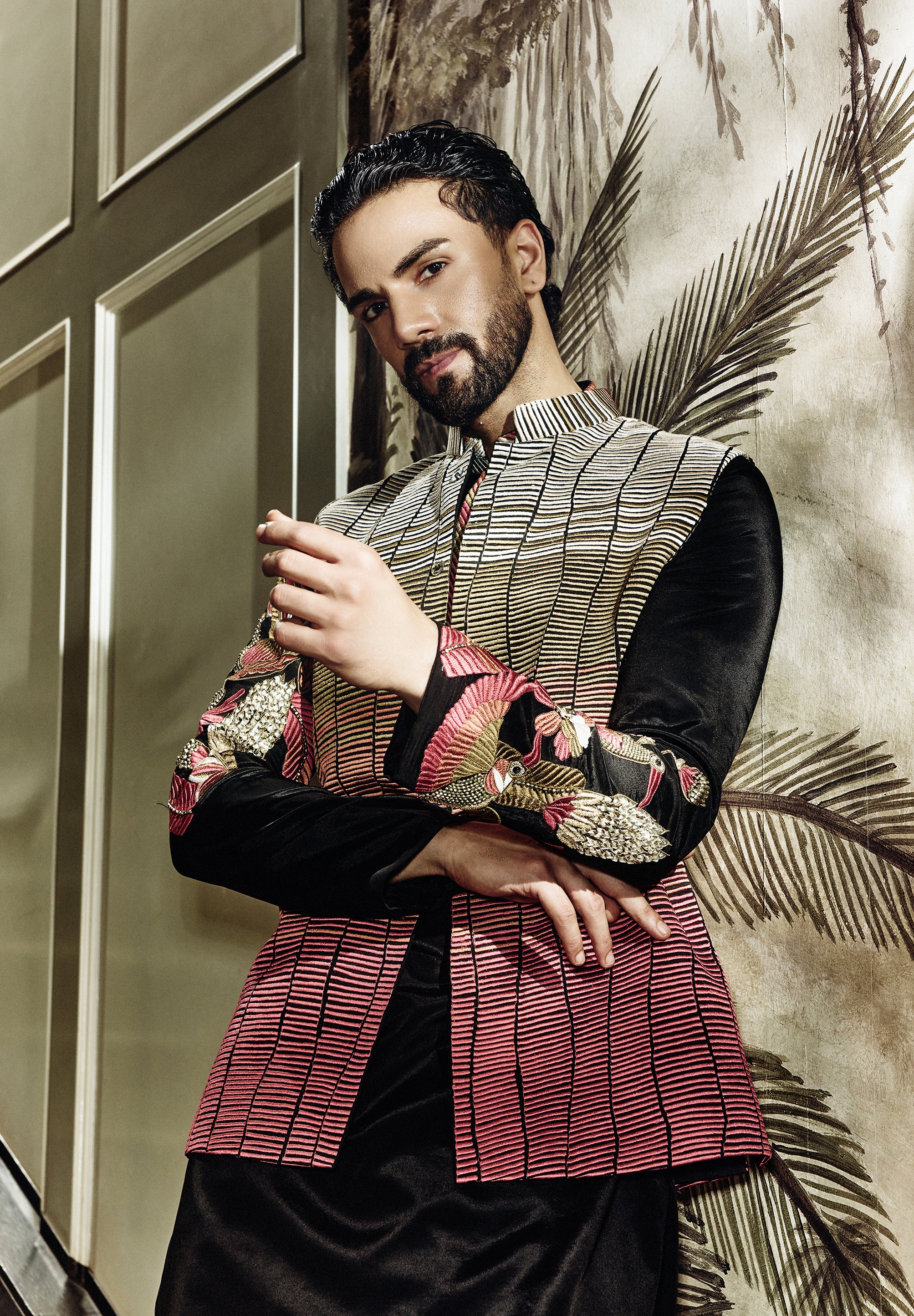 INDRA TROPICAL KURTA SET