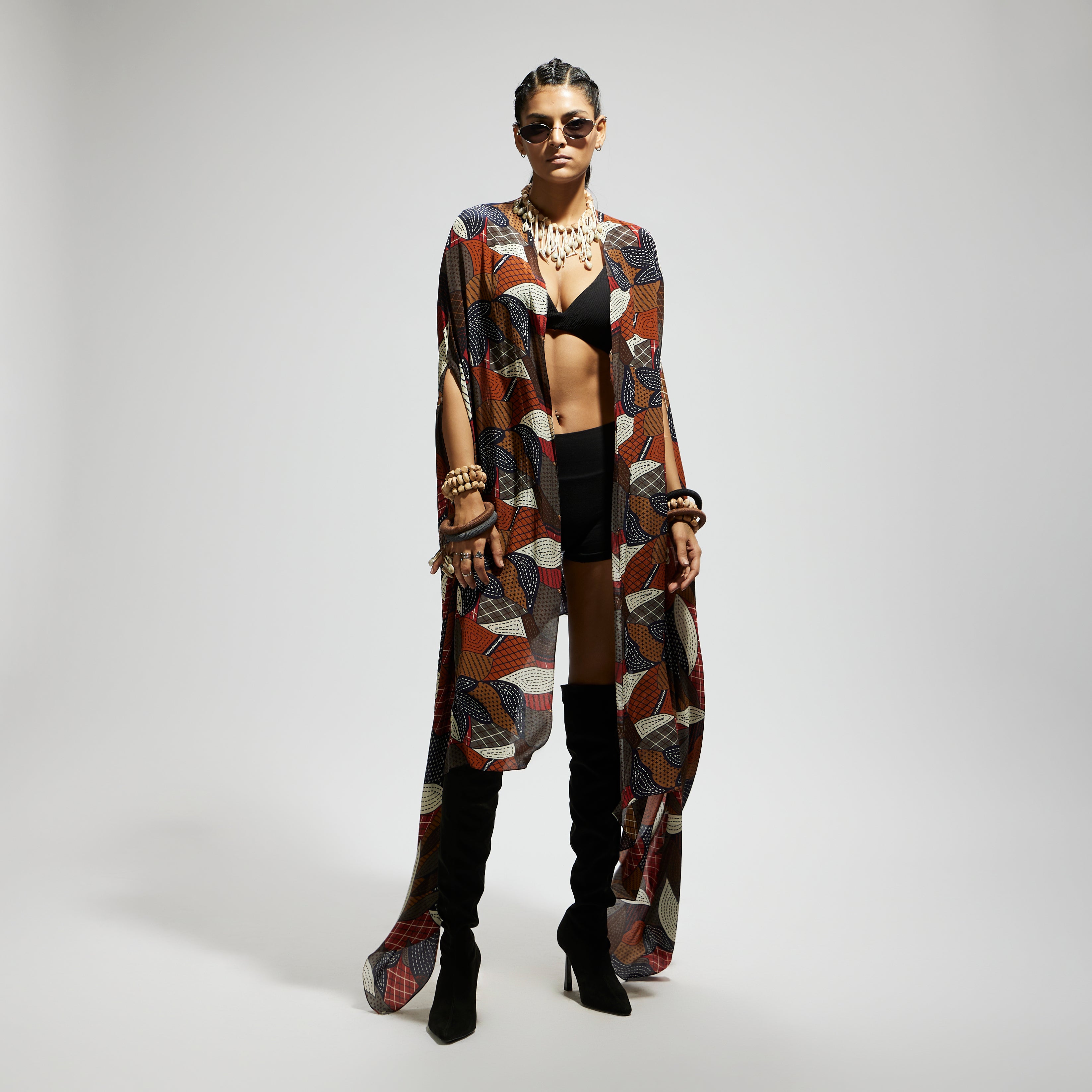 SAMSARA: ABSTRACT PRINT CAPE ONLY