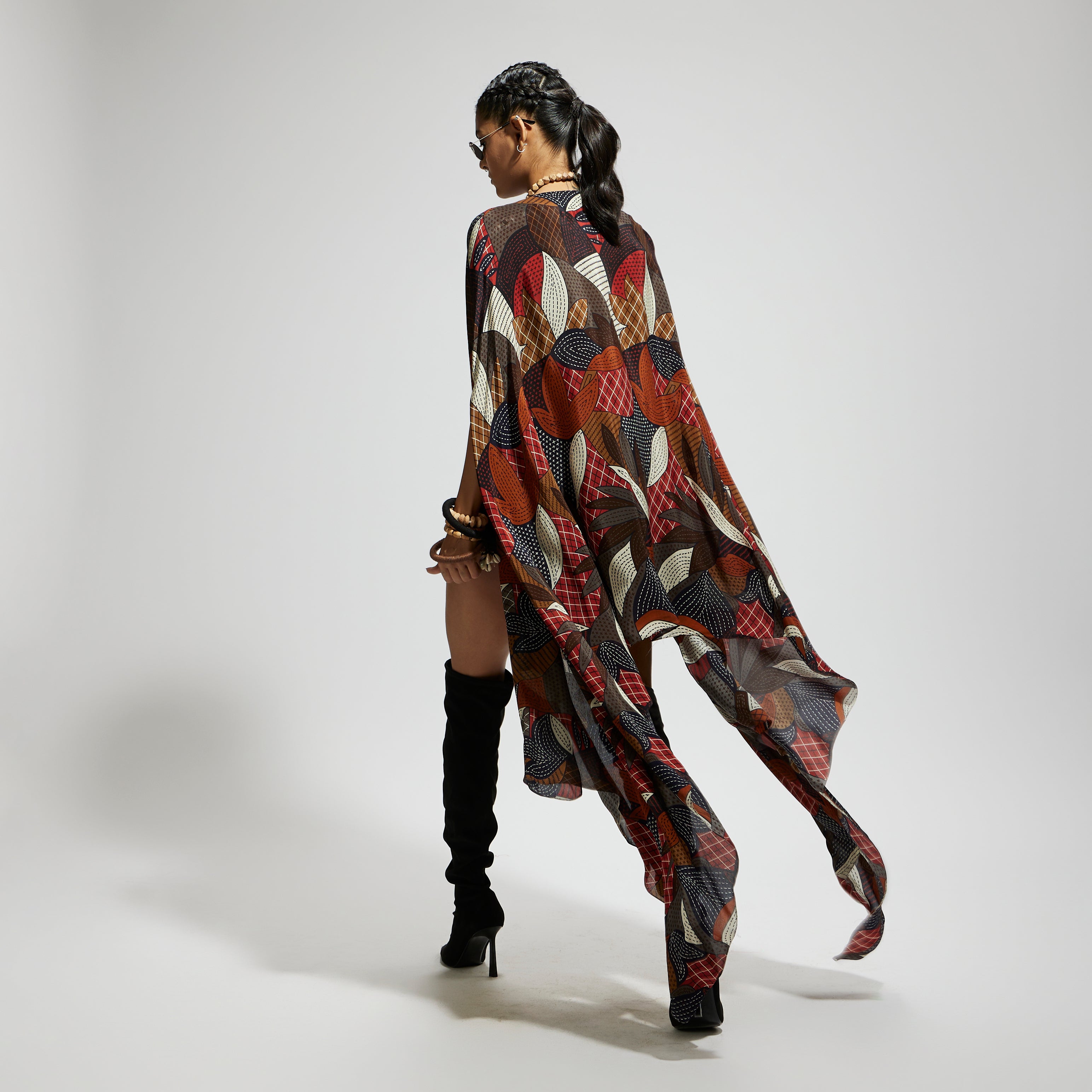 SAMSARA: ABSTRACT PRINT CAPE ONLY