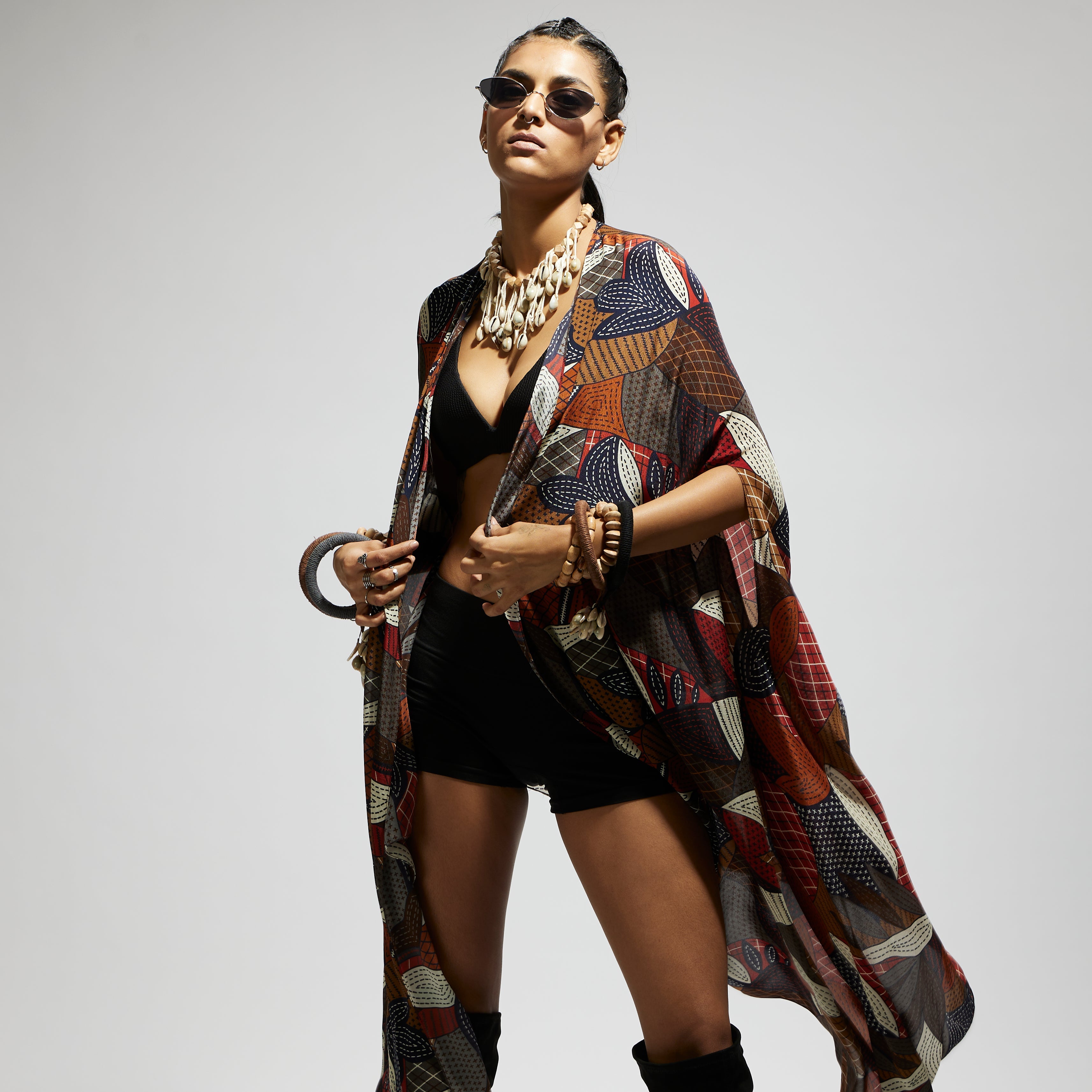 SAMSARA: ABSTRACT PRINT CAPE ONLY