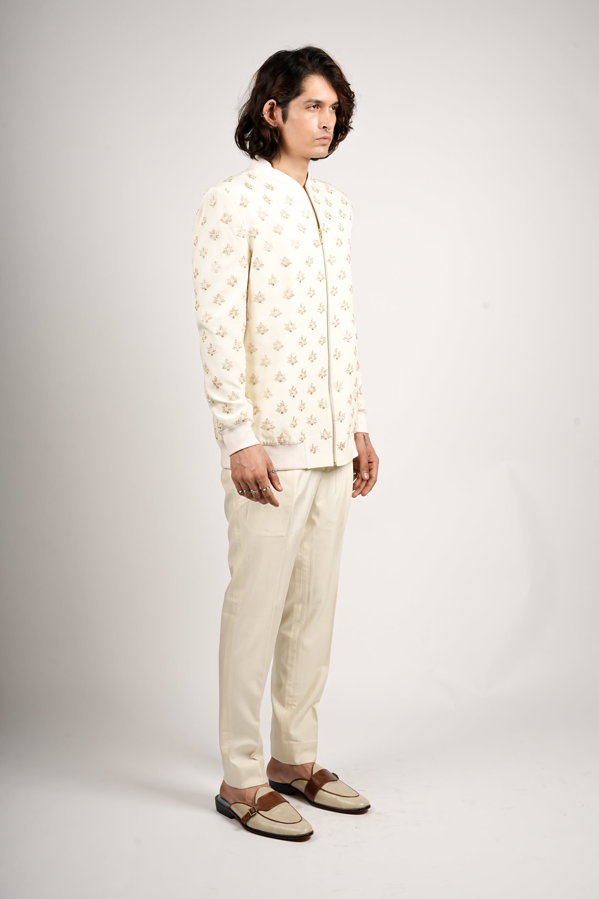 NOOR MIDNIGHT BOMBER JACKET