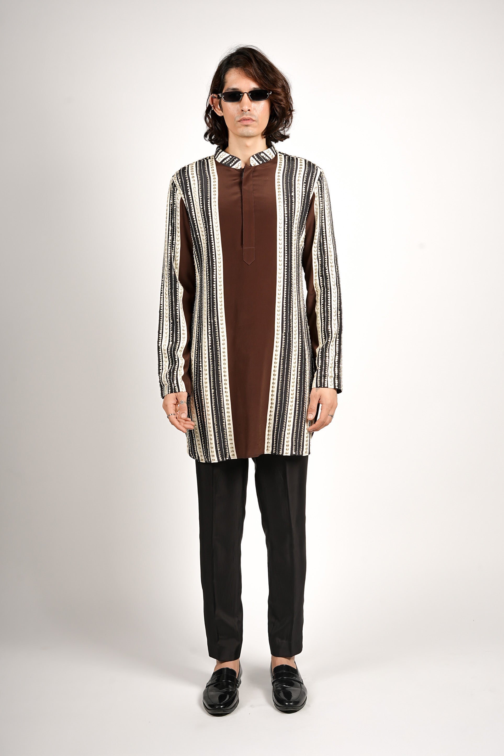 AREN STRIPE KURTA SET