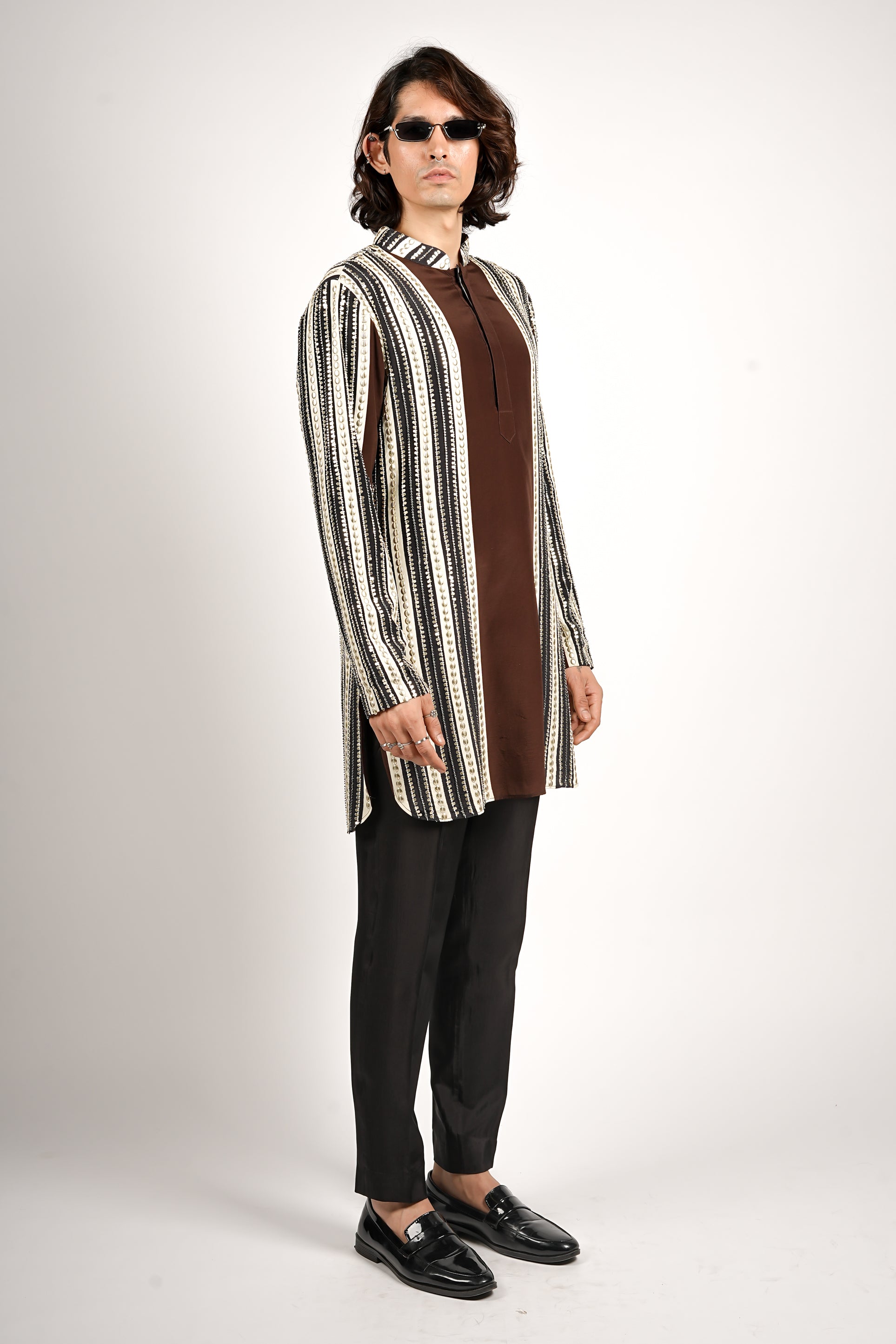 AREN STRIPE KURTA SET