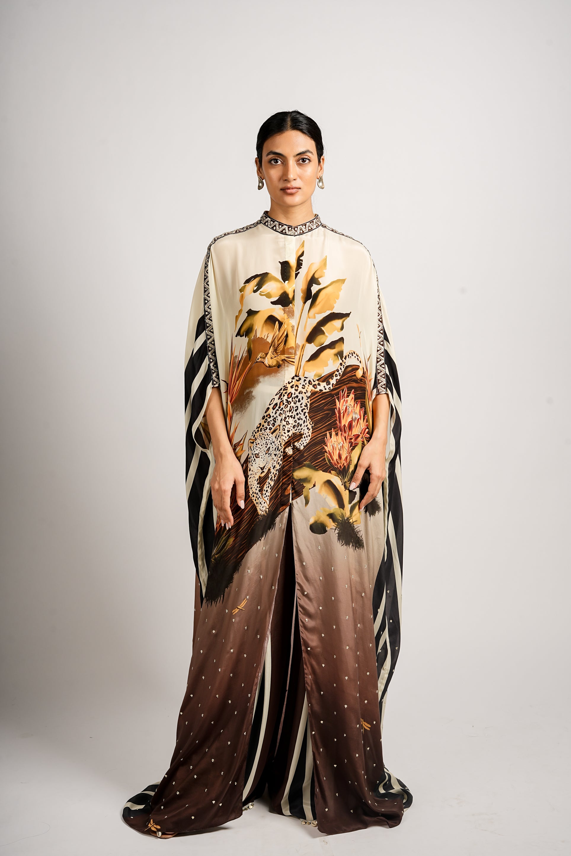 NOIR SAFARI KAFTAAN SET