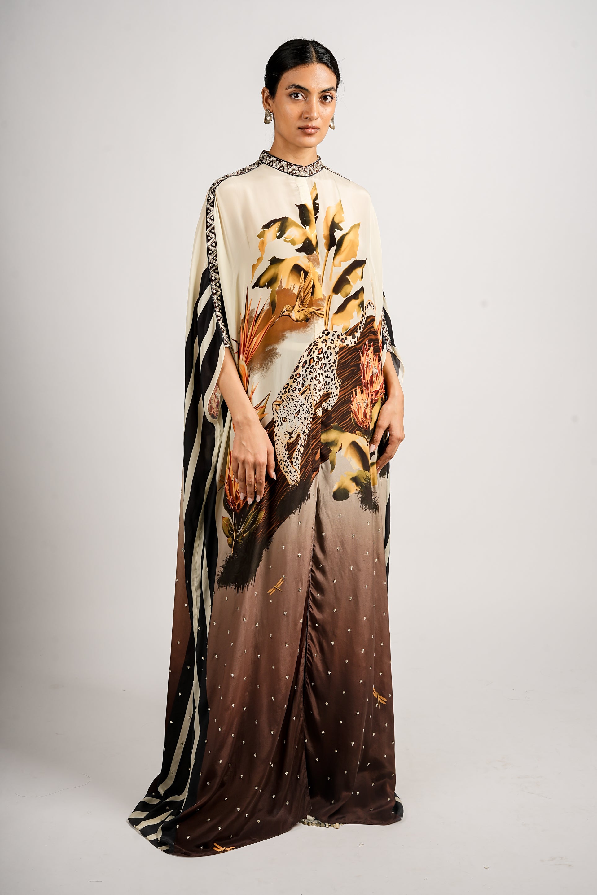 NOIR SAFARI KAFTAAN SET