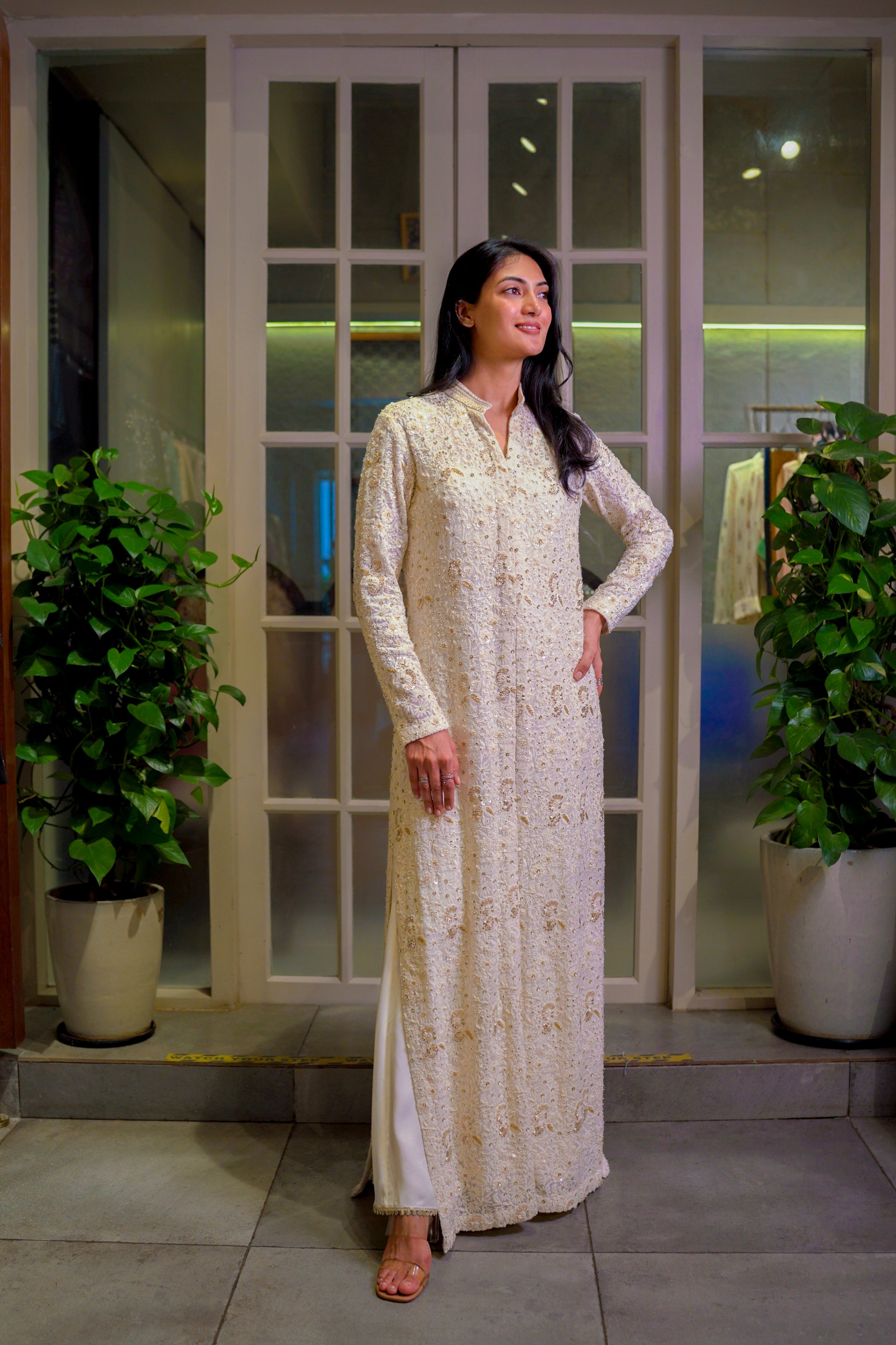IVORY JACKET SET