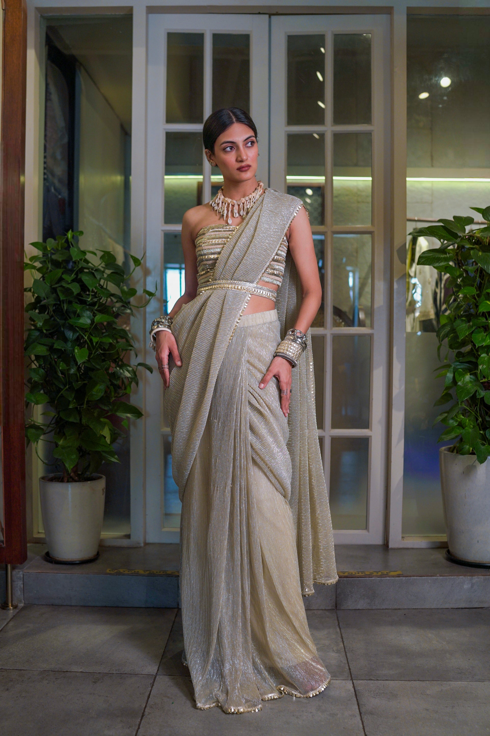 BRICSE SAREE SET
