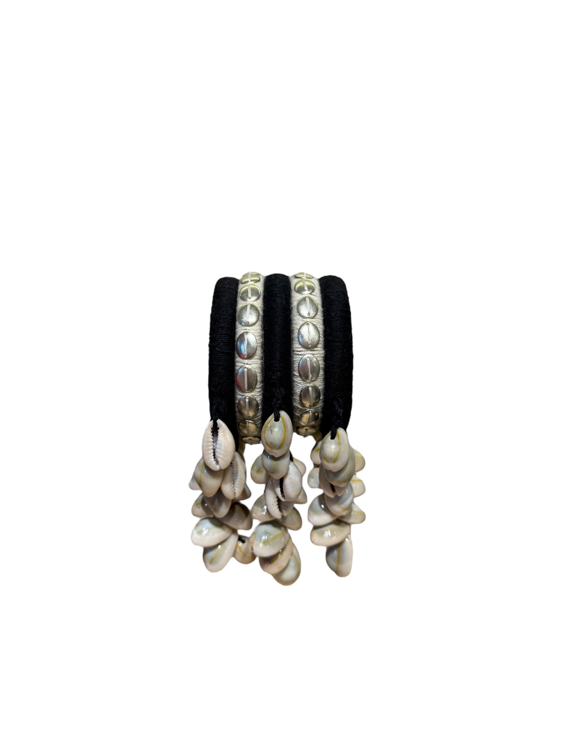Black And Ivory Bangle Set