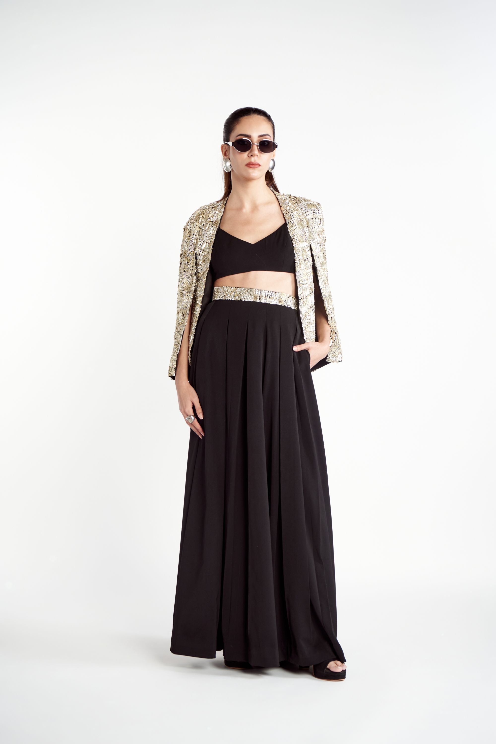 Metallic Noor Ensemble