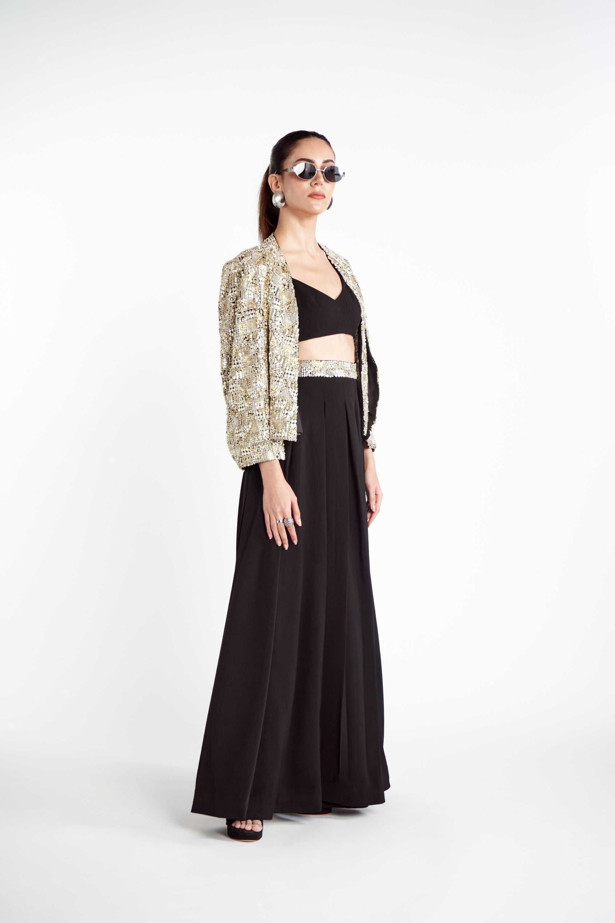 Metallic Noor Ensemble